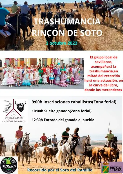 Trashumancia 2022 en Rinc&oacute;n de Soto