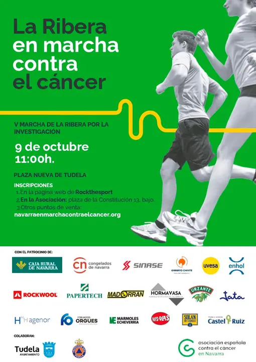 V Marcha &lsquo;La Ribera Contra el C&aacute;ncer por la investigaci&oacute;n&rsquo; en Tudela