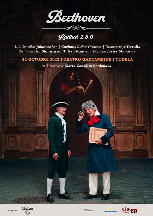 Teatro en Tudela ‘Beethoven, Latitud 2.5.0’ del grupo Tertulia