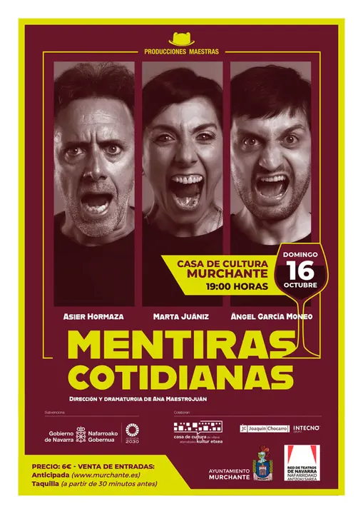 Teatro en Murchante &lsquo;Mentiras cotidianas&rsquo;