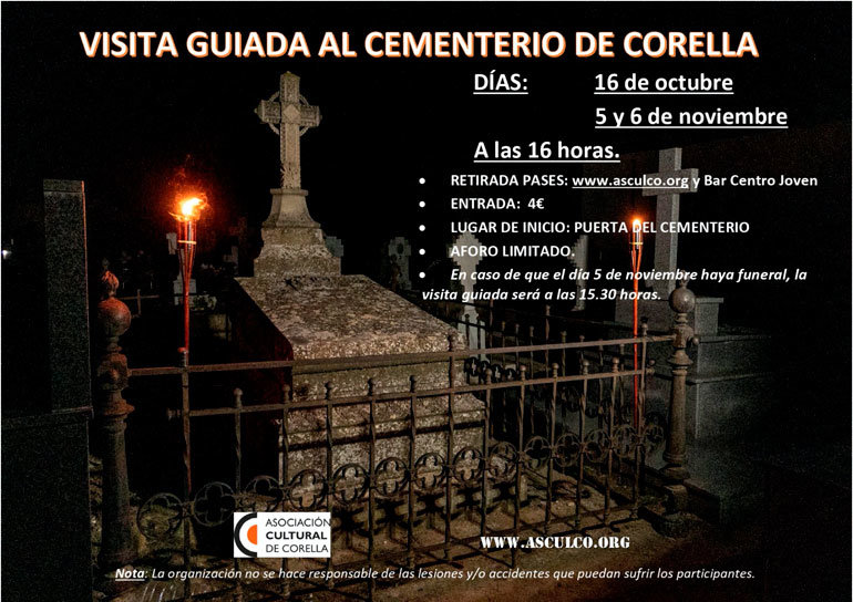 Visita guiada al cementerio de Corella