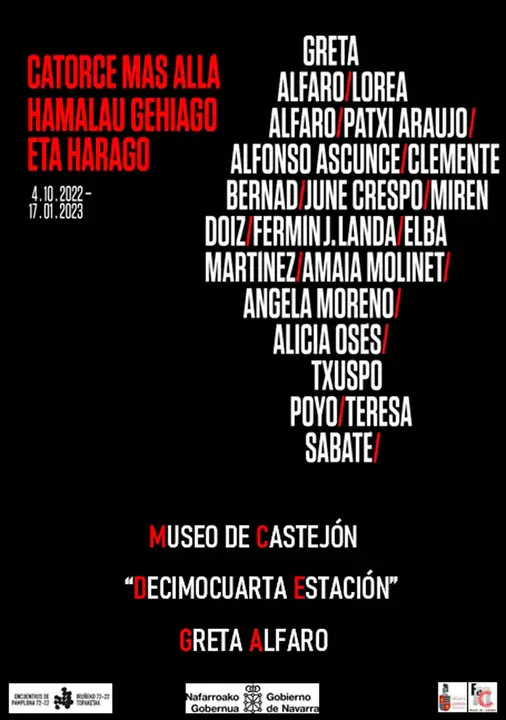 Exposici&oacute;n temporal &lsquo;Catorce m&aacute;s all&aacute;&rsquo; en Castej&oacute;n &lsquo;Decimocuarta Estaci&oacute;n&rsquo;, de Greta Alfaro