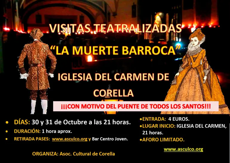 Visitas teatralizadas en Corella &lsquo;La muerte barroca&rsquo;