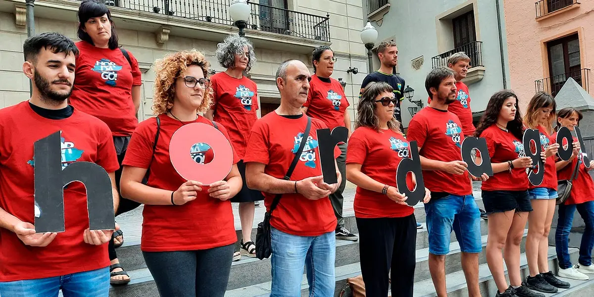 Hordago manifestacion presentaci&oacute;n junio 2022
