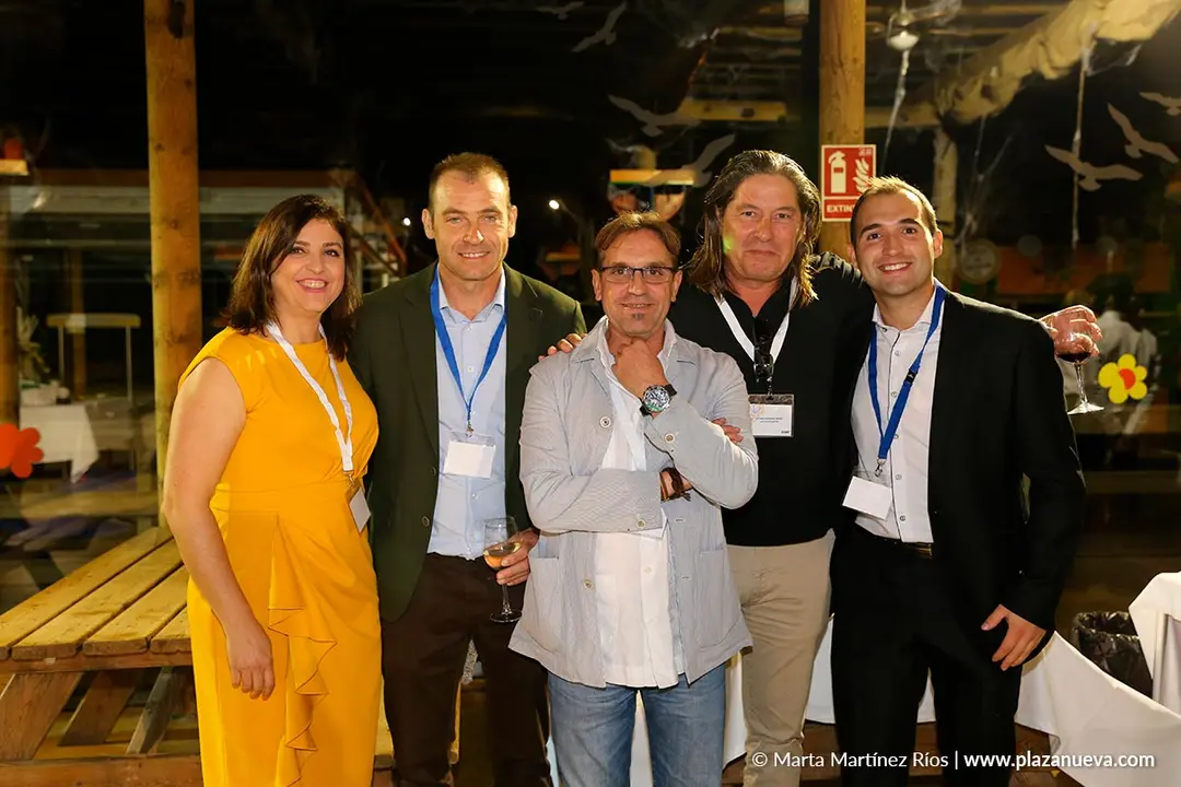 Marisa Jim&eacute;nez (Transformados Ruiz), Rafael Aguado (Almara2 Transporte y Log&iacute;stica), F&eacute;lix Milagro (Mi Seguro), Antonio Rodriguez (BS Edulcorantes) y Jorge Herrero (BS Edulcorantes)