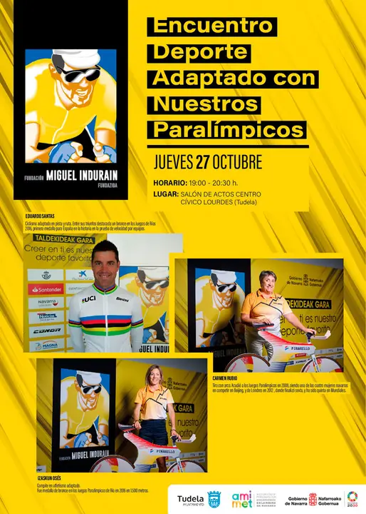 Encuentro en Tudela &lsquo;Deporte adaptado con nuestro paral&iacute;mpicos&rsquo;