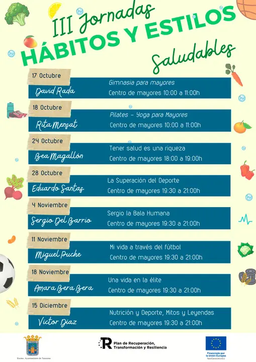 III Jornadas de h&aacute;bitos y estilos saludables 2022 en Tarazona