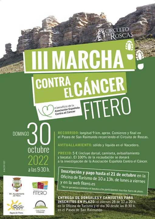 III Marcha contra el C&aacute;ncer 2022 en Fitero