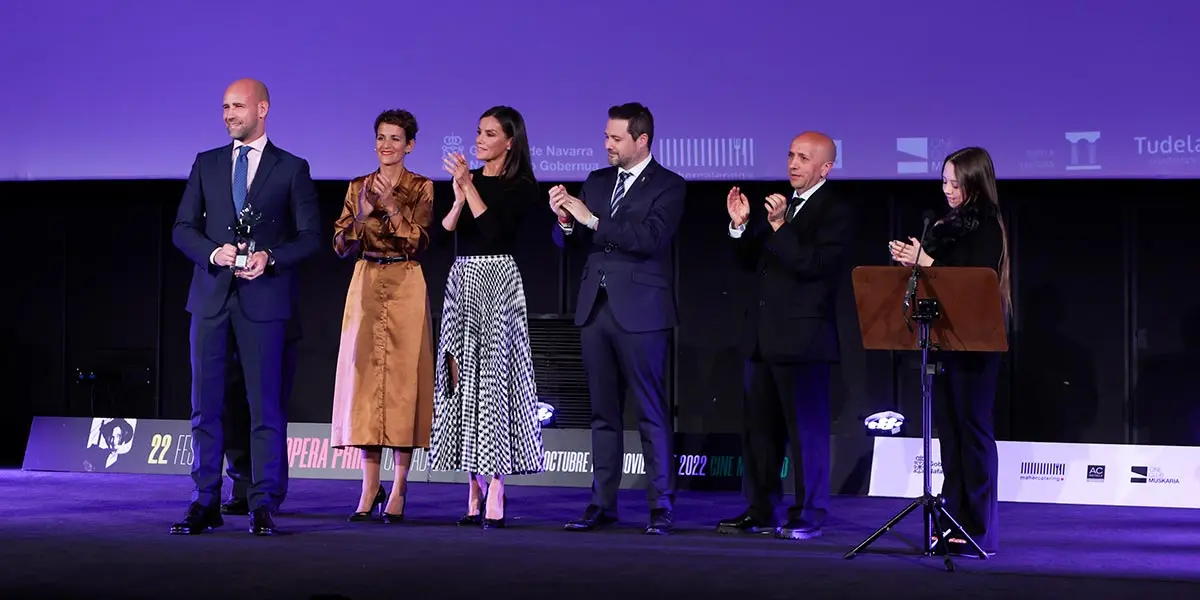 Tudela Visita Reina Letizia Opera Prima 2022 Un momento del acto 13