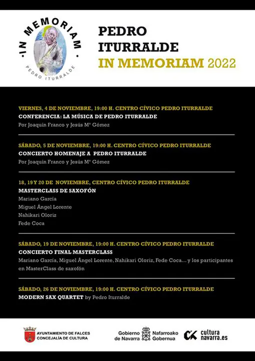 Pedro Iturralde In Memoriam 2022 en Falces