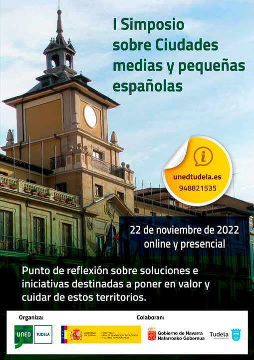 I Simposio en Tudela sobre Ciudades medias y pequeñas españolas