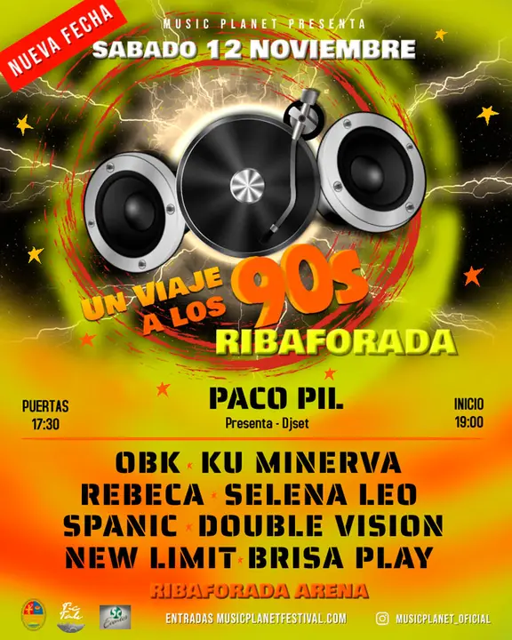 Festival en Ribaforada &lsquo;Un viaje a los 90s&rsquo;