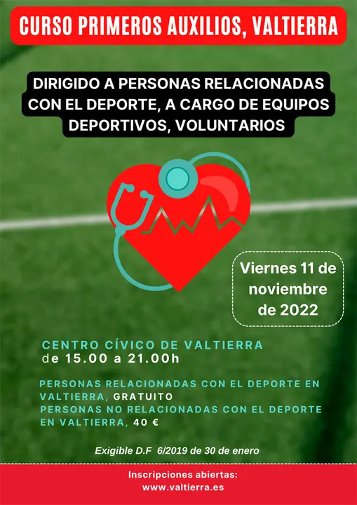 Curso en Valtierra de primeros auxilios