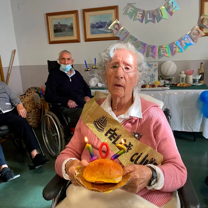 Vicenta Chivite 107 a&ntilde;os