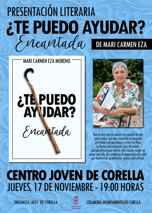 Presentación en Corella del libro ‘¿Te puedo ayudar  Encantada’ de Mari Carmen Eza