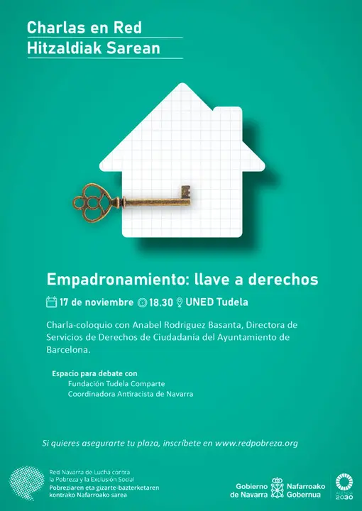 Charlas en Red en Tudela Empadronamiento llave a derechos
