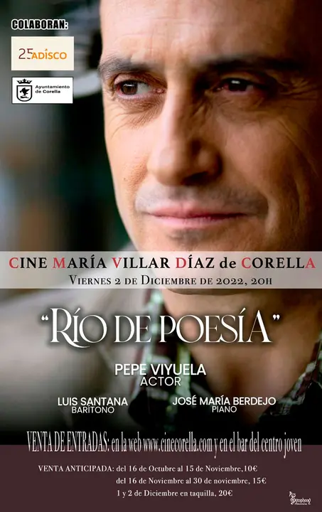 Encuentro po&eacute;tico en Corella &rsquo;R&iacute;o de poes&iacute;a&rsquo; con Pepe Viyuela