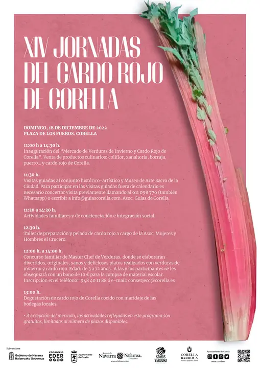 XIV Jornadas del Cardo Rojo 2022 en Corella