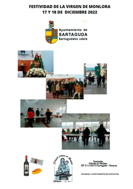 Fiestas en honor a la virgen de Monlora 2022 en Sartaguda