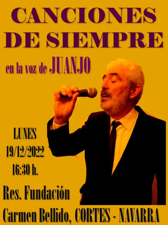 Concierto en Cortes &lsquo;Canciones de siempre&rsquo; con Juanjo