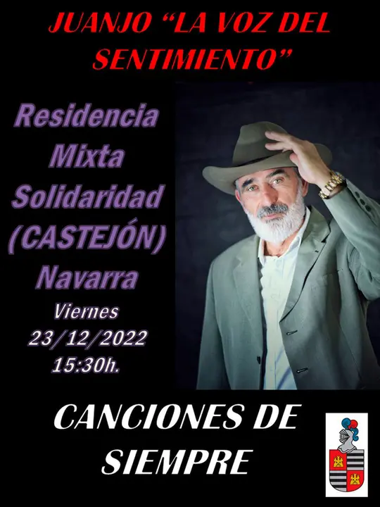 Concierto en Castej&oacute;n &lsquo;Canciones de siempre&rsquo; con Juanjo
