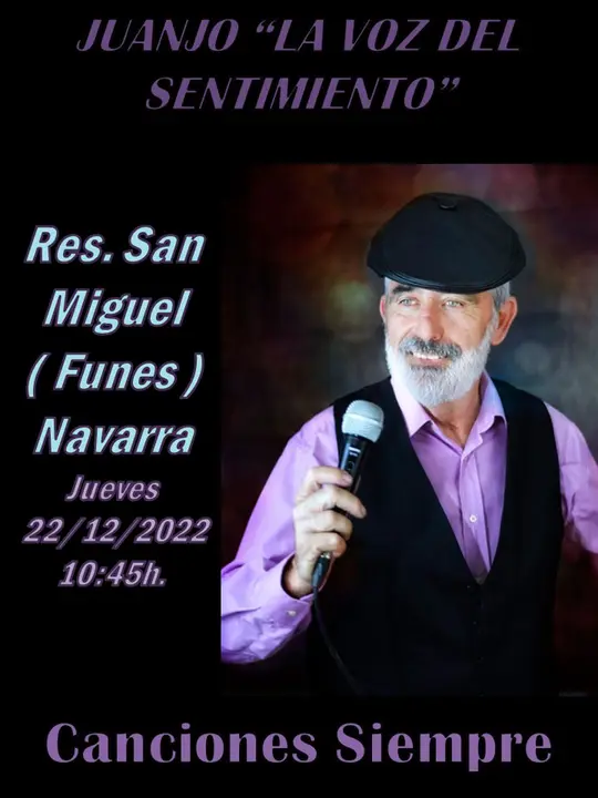 Concierto en Funes &lsquo;Canciones de siempre&rsquo; con Juanjo