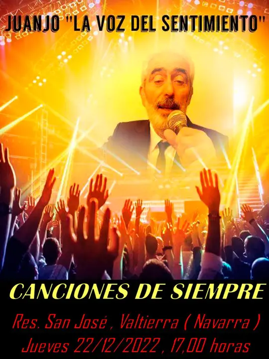 Concierto en Valtierra &lsquo;Canciones de siempre&rsquo; con Juanjo
