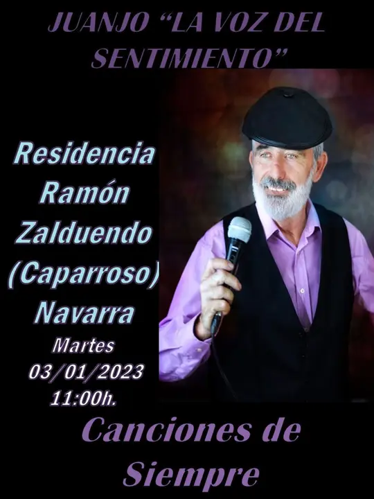 Concierto en Caparroso &lsquo;Canciones de siempre&rsquo; con Juanjo