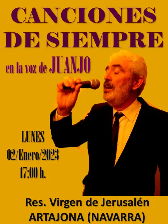Concierto en Artajona &lsquo;Canciones de siempre&rsquo; con Juanjo