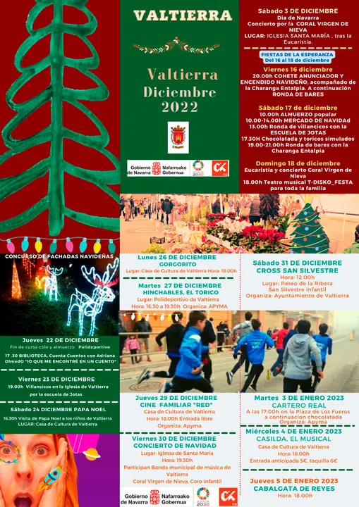 Agenda de Navidad 2022 en Valtierra