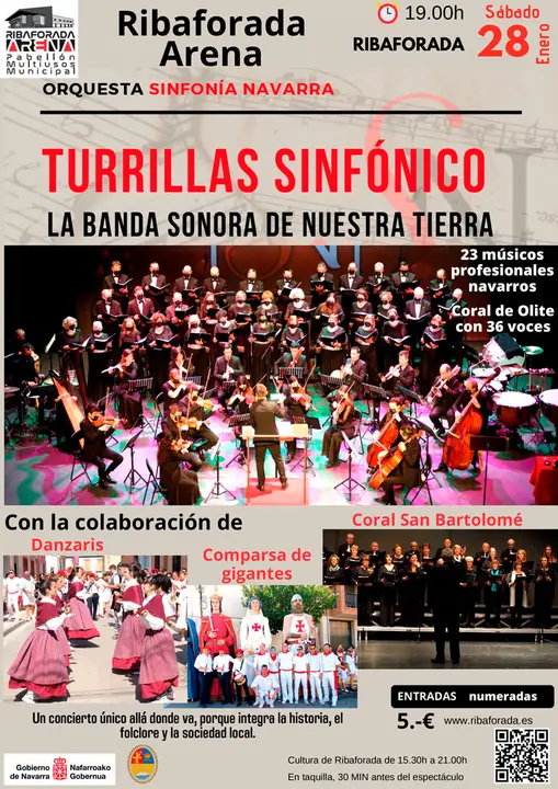 Concierto en Ribaforada &lsquo;Turrillas Sinf&oacute;nico la banda sonora de nuestra tierra&rsquo;