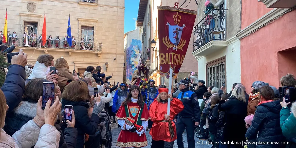 Tudela Reyes Magos llegada 2023 12