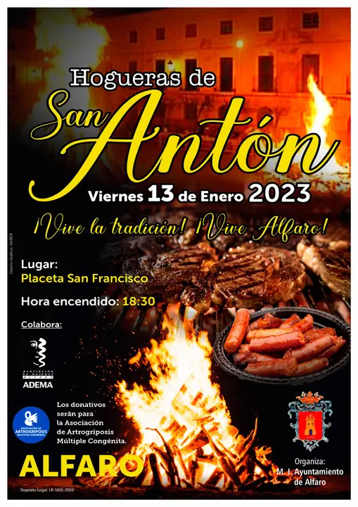San Ant&oacute;n 2023 en Alfaro