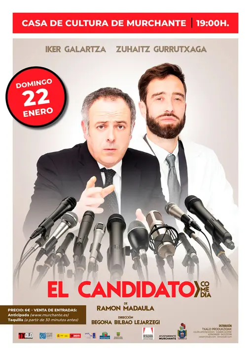Teatro comedia en Murchante &lsquo;El candidato&rsquo;