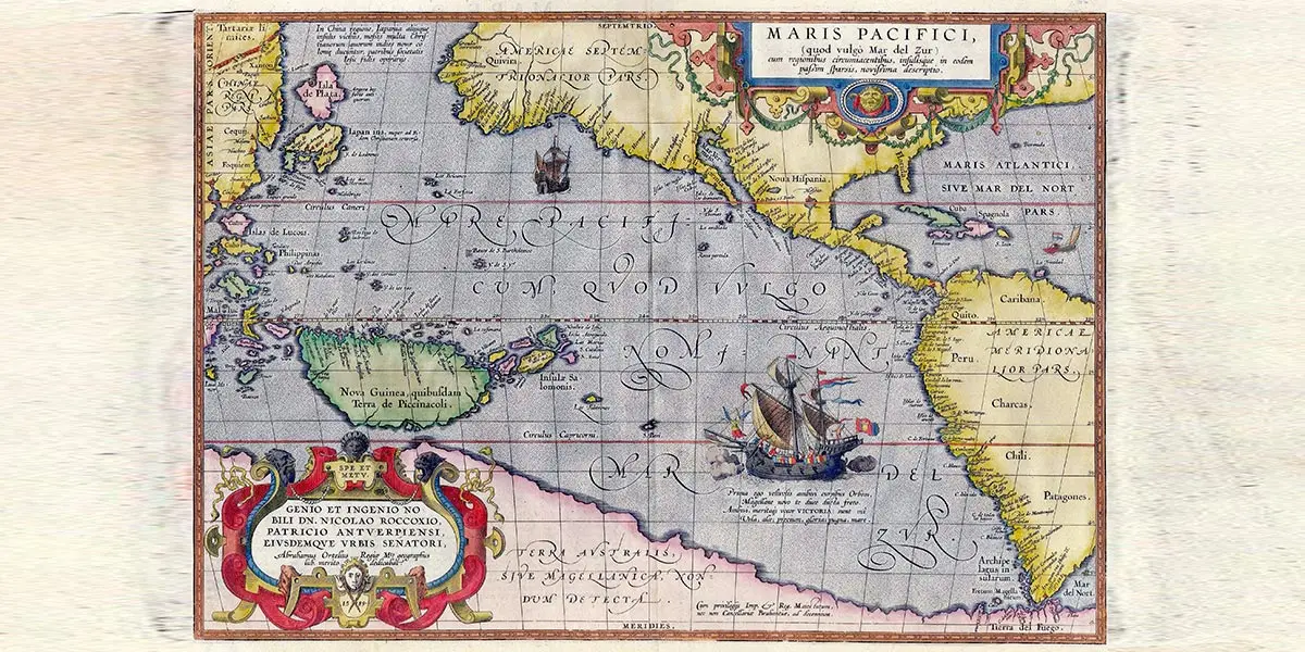 Ortelius - Maris Pacifici 1589