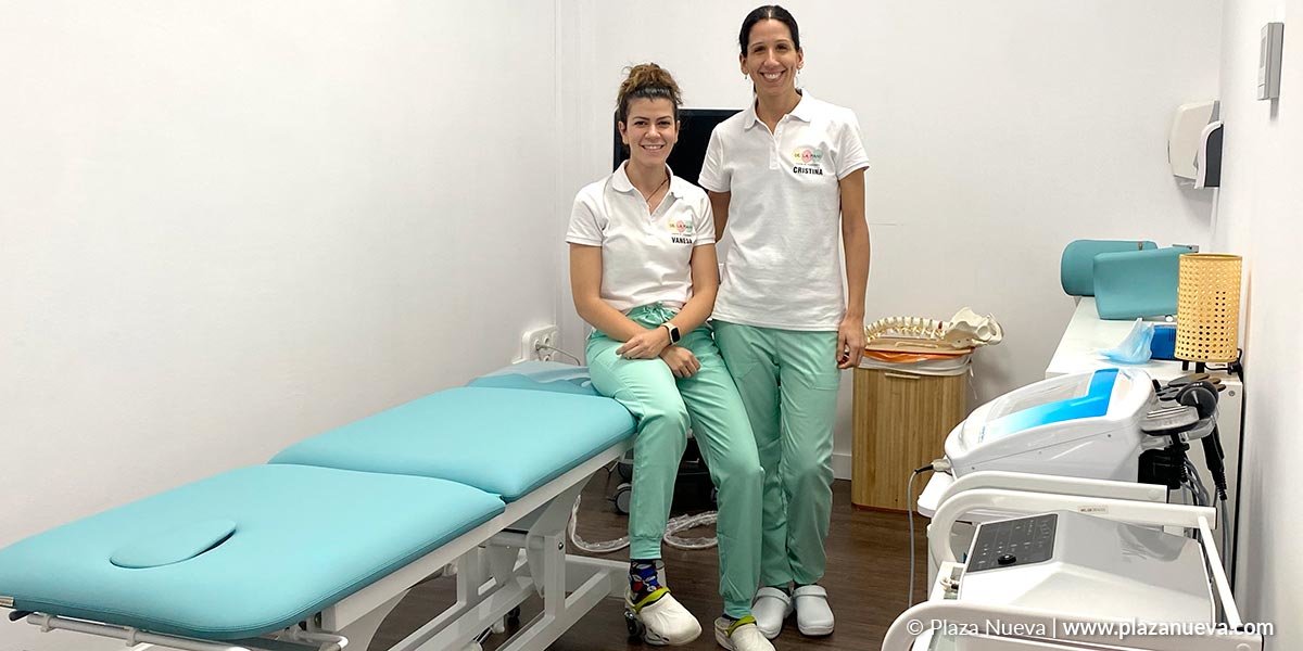 Vanesa y Cristina, responsables de De la mano Fisioterapia