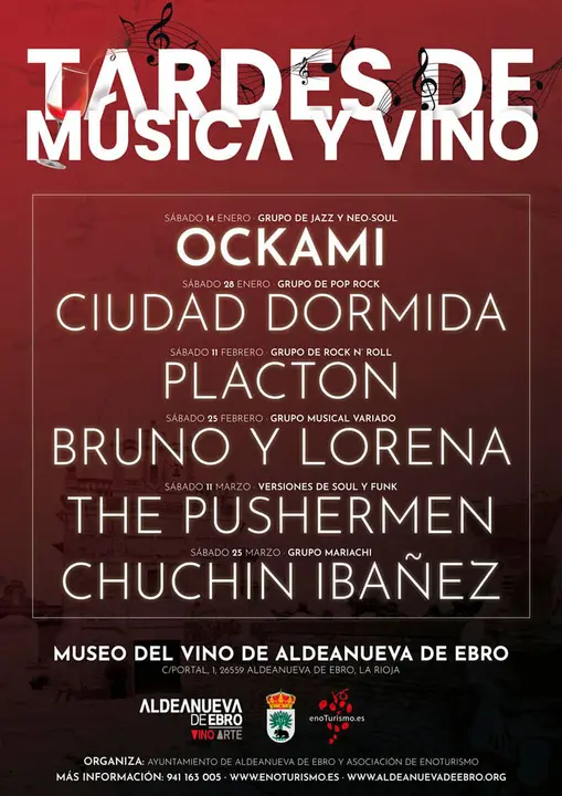 Tardes de M&uacute;sica y Vino 2023 en Aldeanueva de Ebro