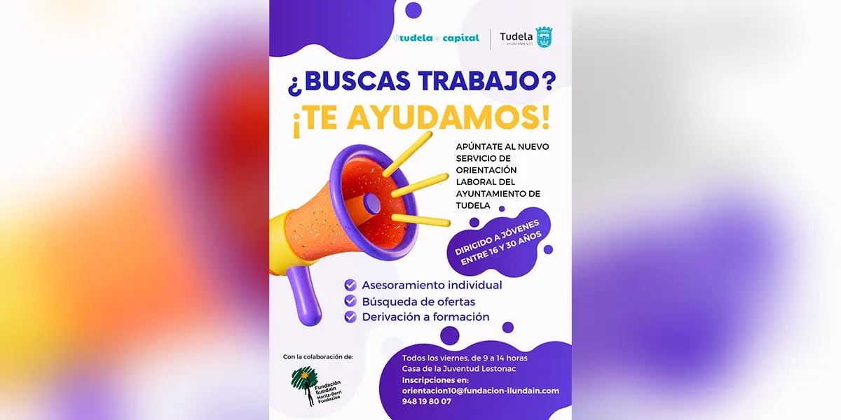 Este servicio, que tiene un coste de 7.385 euros, es una de las acciones planteadas por el Plan Integral de Juventud de Tudela