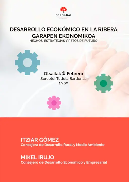 Encuentro abierto en Tudela sobre desarrollo econ&oacute;mico en la Ribera &lsquo;Hechos, estrategias y retos de futuro&rsquo;