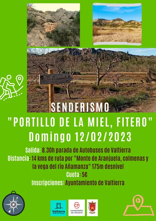 Senderismo en Valtierra &lsquo;Portillo de la miel, Fitero&rsquo;