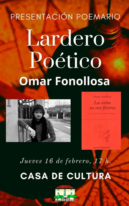 Presentaci&oacute;n en Tauste del poemario &lsquo;Lardero po&eacute;tico&rsquo; de Omar Fonollosa