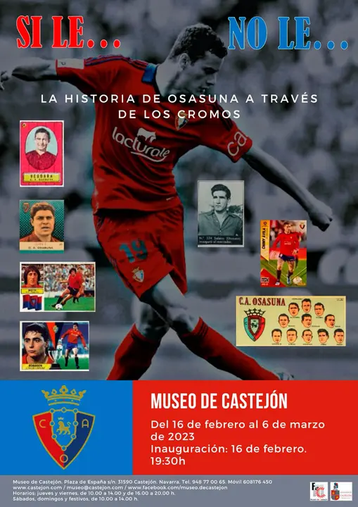 Exposici&oacute;n en Castej&oacute;n &lsquo;Si le&hellip; no le... La historia de Osasuna a trav&eacute;s de los cromos&rsquo;