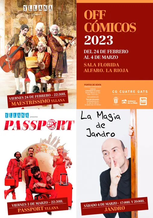 XXIV Muestra Nacional de Teatro &lsquo;Off C&oacute;micos 2023&rsquo; en Alfaro
