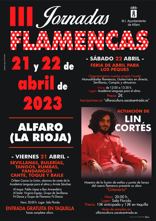 III Jornadas flamencas 2023 en Alfaro