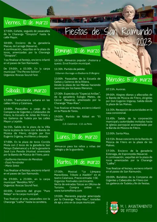 Fiestas de San Raimundo 2023 en Fitero