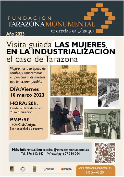 Visita guiada en Tarazona &lsquo;Las mujeres en al industrializaci&oacute;n&rsquo;