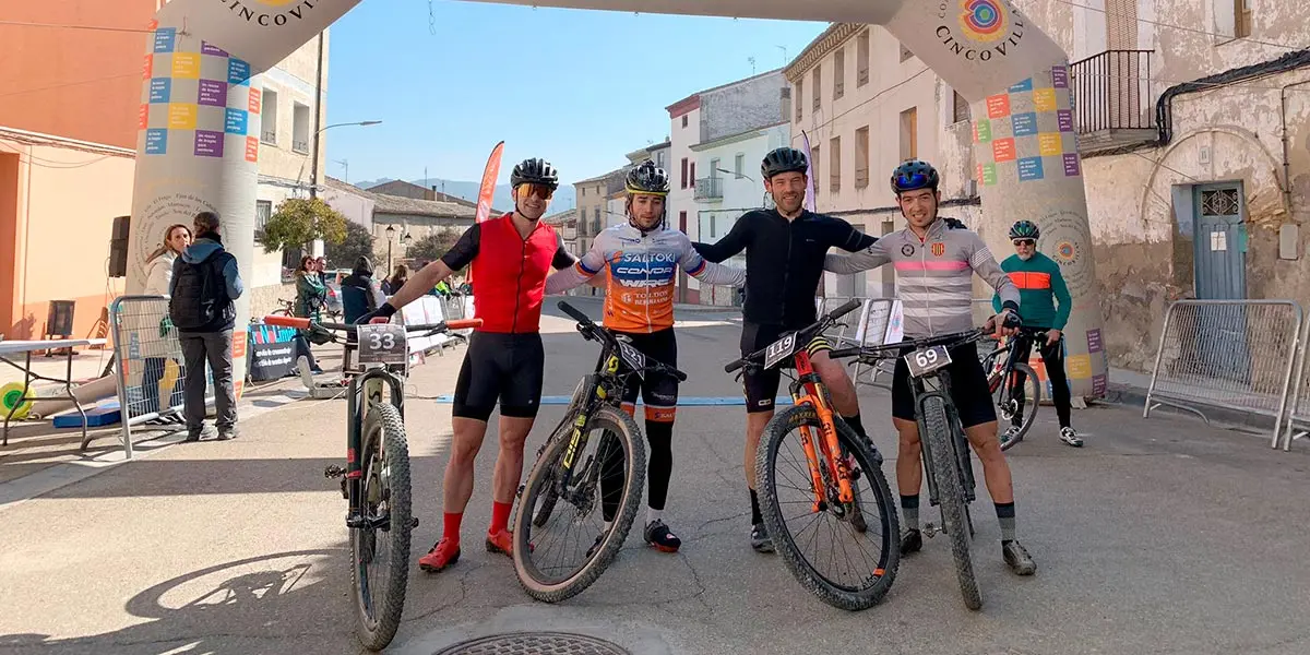 Cinco Villas OPEN BTT 2023 ganadores primera prueba