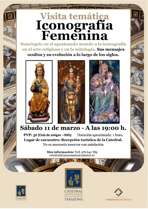 Visita tem&aacute;tica en Tarazona &lsquo;Iconograf&iacute;a femenina&rsquo;