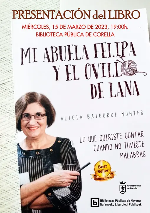 Presentaci&oacute;n del libro &lsquo;Mi abuela Felipa y el ovillo de lana&rsquo; de Alicia Baigorri Montes