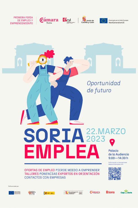 I Feria de empleo y emprendimiento ‘Soria Emplea’ 2023 en Soria